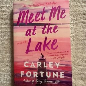 'Meet Me at the Lake' Novel - Pink and Purple Cover